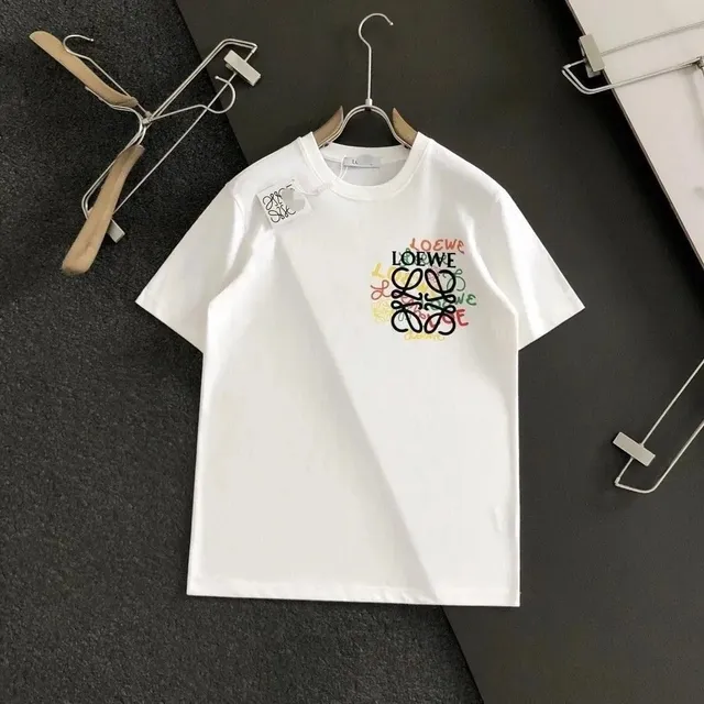 Loewe T-Shirt Multicolor Logo Print