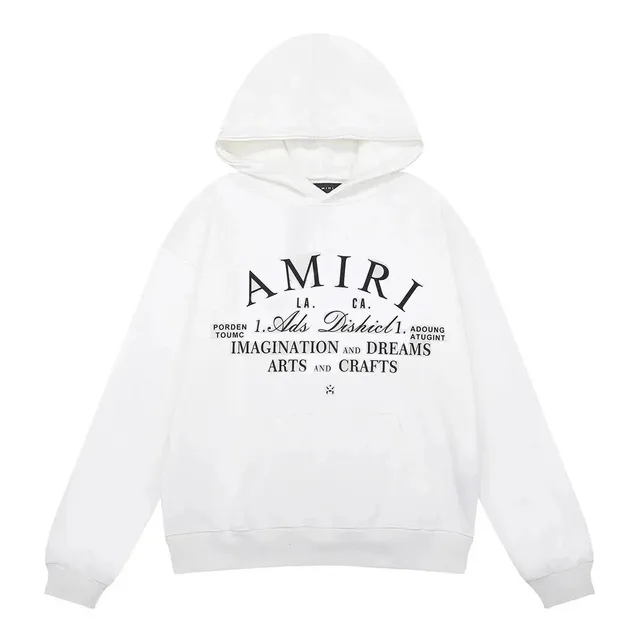 Amiri Hoodie Imagination and Dreams Print