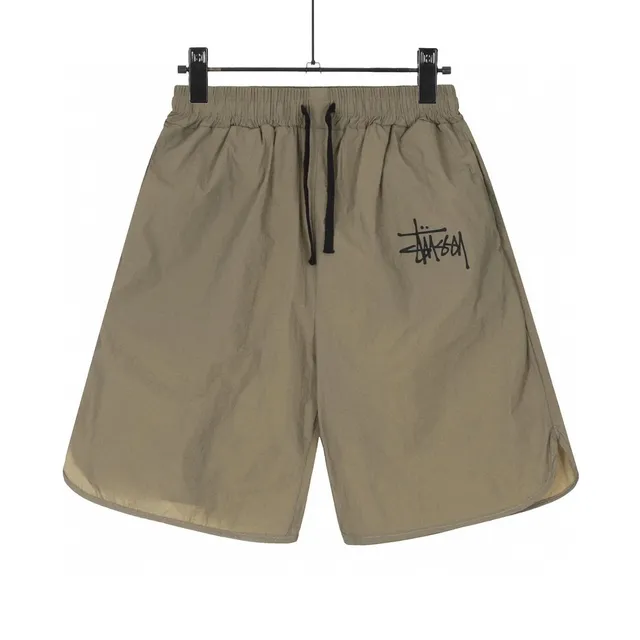 Stüssy Logo Shorts Olive