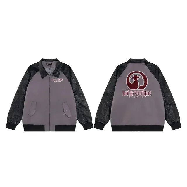 Louis Vuitton Bomber Jacket Monogram Leather Sleeves
