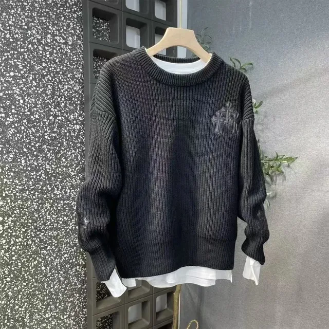 Chrome Hearts Knit Sweater Cross Logo
