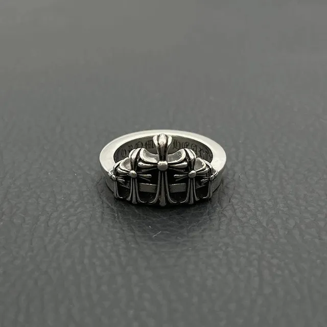 Chrome Hearts Cross Ring Sterling Silver