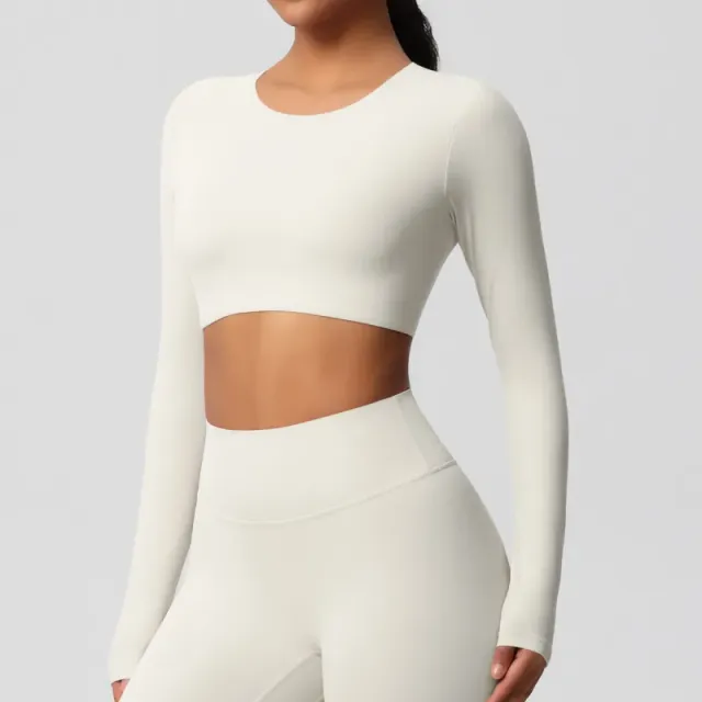 7104 long sleeve-light ivory
