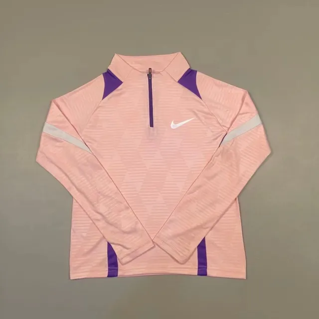 Nike Tech Fleece Half-Zip Pink Purple Accents