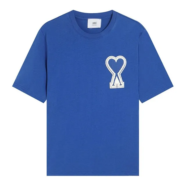 Amiri Heart Logo Tee Embroidered Heart