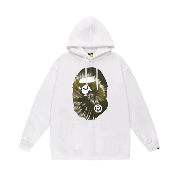BAPE Shark Hoodie Tie-Dye Ape Head