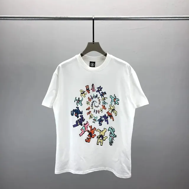 Grateful Dead Graphic Tee Dancing Bears Spiral