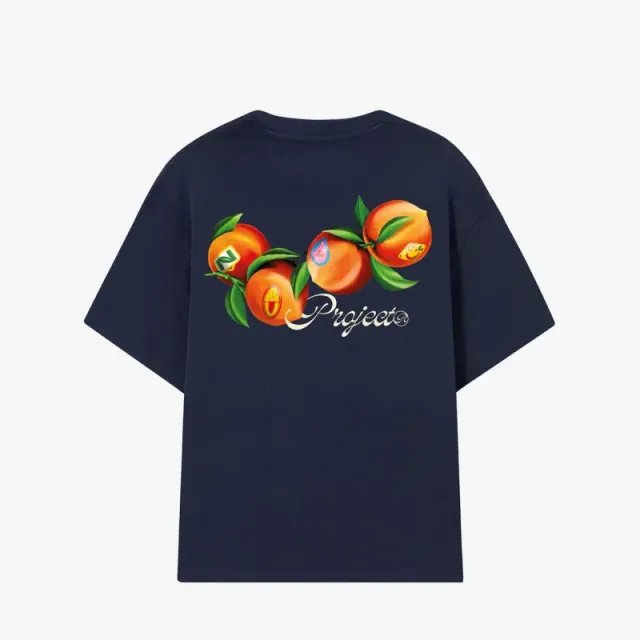 Nude Project Oversized T-Shirt Peach Print