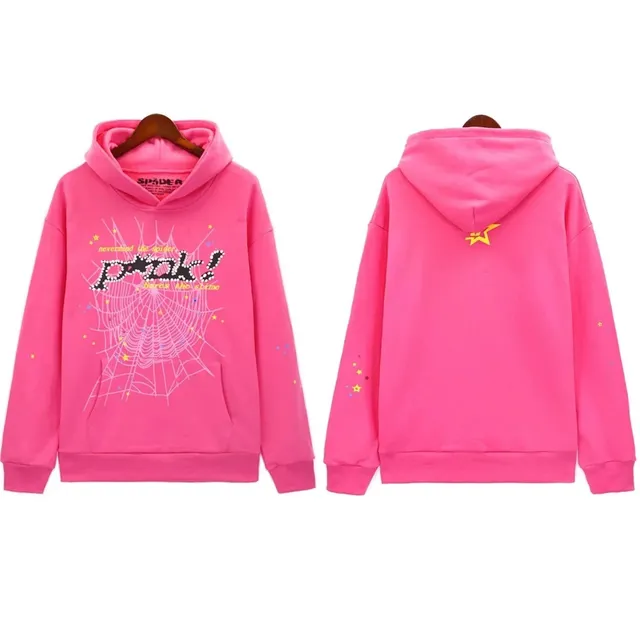 Sp5der Hoodie Spider Web Print