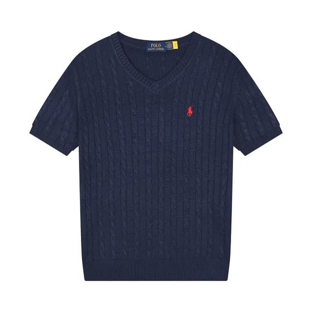 Polo Ralph Lauren V-Neck Knit Cable Knit
