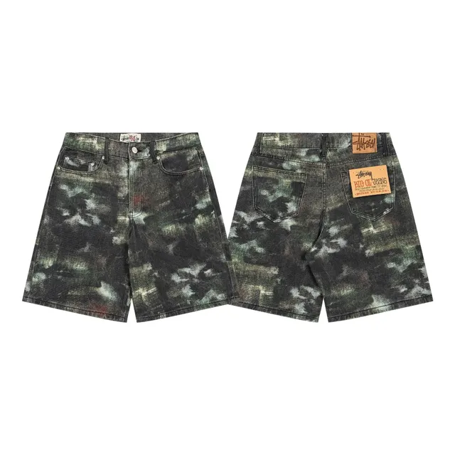 Stüssy Big Ol' Jeans Shorts Tie-Dye Wash