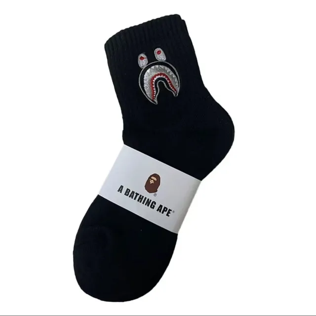 BAPE Shark Sock Embroidered Shark