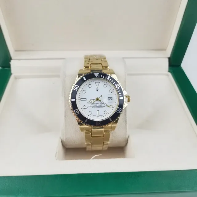 Rolex Submariner White Dial with Blue Bezel