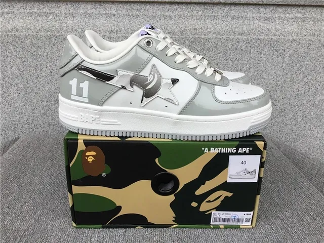 BAPE Shark Dunk Grey Camo