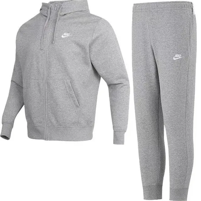 Nike Tech Fleece Hoodie and Joggers Heather Grey