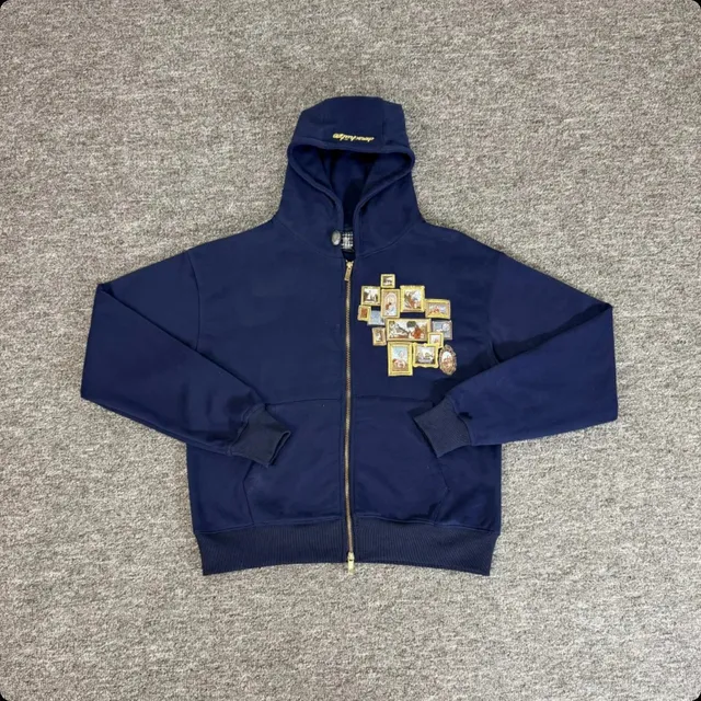 Gallery Dept. Zip-Up Hoodie Gallery Collage Print