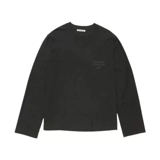 Acne Studios Long-Sleeve T-Shirt Embroidered Pocket