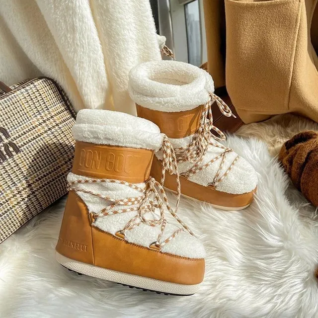 Miu Miu Moon Boot Shearling Lined
