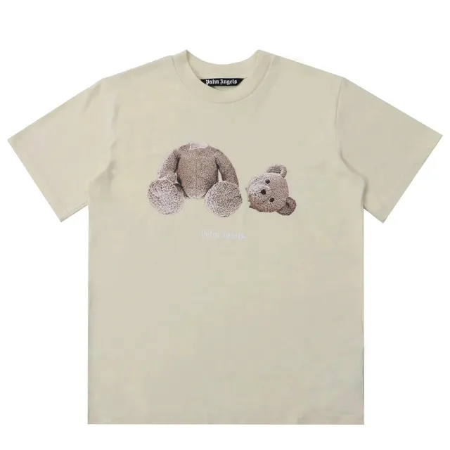 Palm Angels Teddy Bear Tee Embroidered Bear Graphic