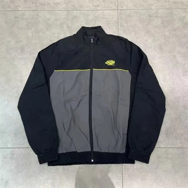 Corteiz Track Jacket Black Grey Yellow