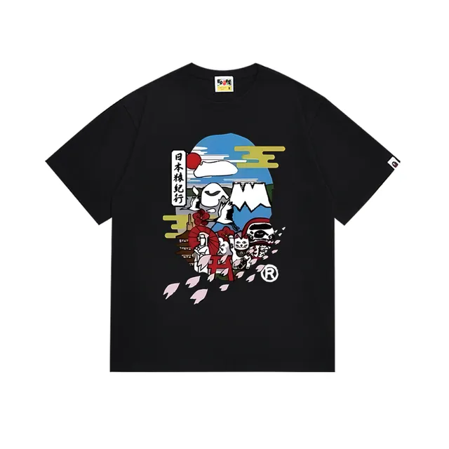 BAPE Graphic T-Shirt Japan Travel Print