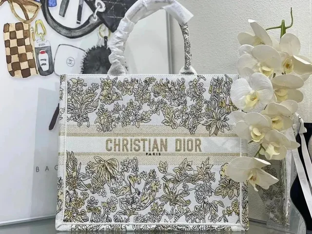 Dior Book Tote Floral Print