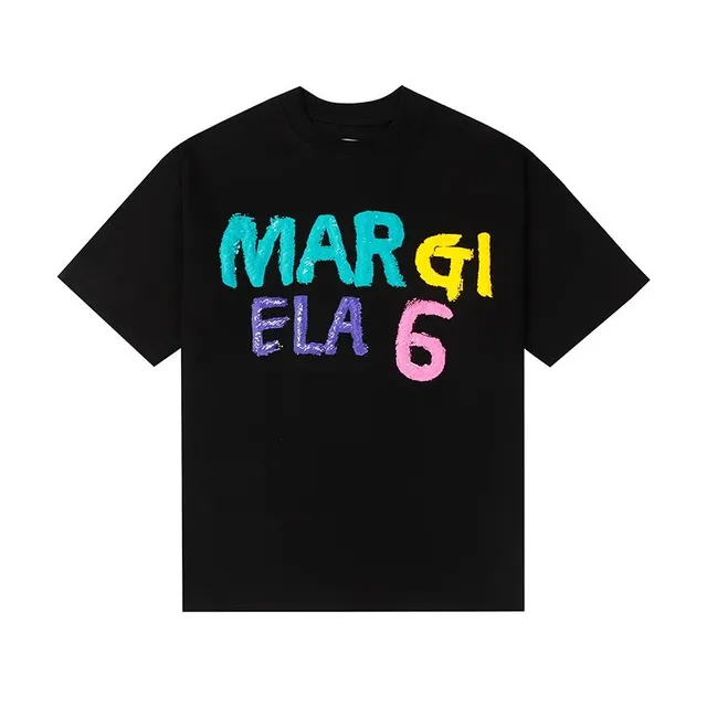 Maison Margiela Graphic Tee Multicolor Logo Print