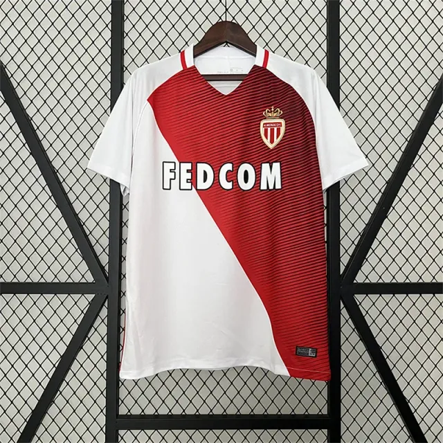 Nike AS Monaco Home Jersey Fedcom Sponsor
