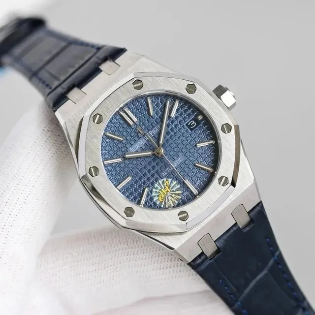 Audemars Piguet Royal Oak Blue Tapisserie Dial
