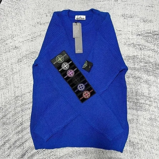 Stone Island Knit Sweater Ribbed Crewneck