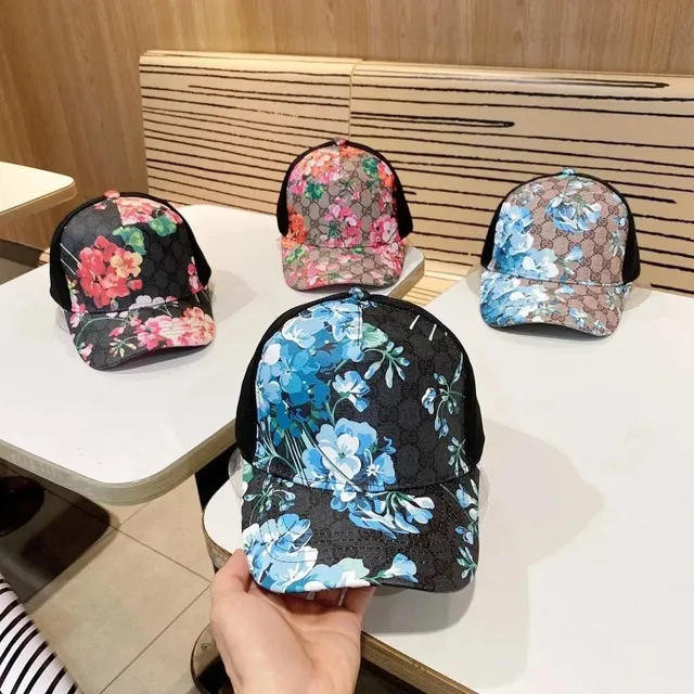 Gucci Floral Print Trucker Cap GG Monogram Floral