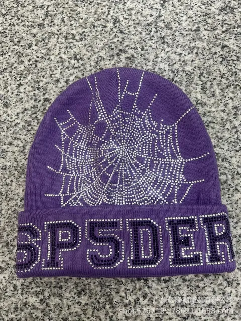Sp5der Beanie Crystal Embellished