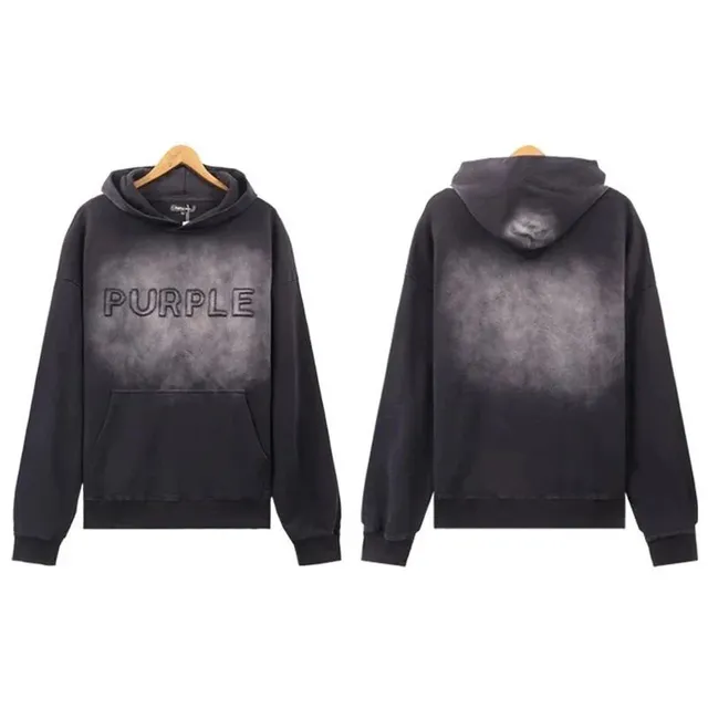 Broken Planet Hooded Sweatshirt Acid Wash 'PURPLE'