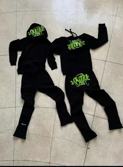 Supreme Hoodie and Sweatpants Set Graffiti Logo