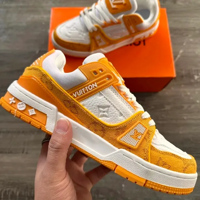 Louis Vuitton LV Trainer Monogram Orange