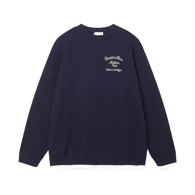 Dior Knit Sweater Embroidered Logo