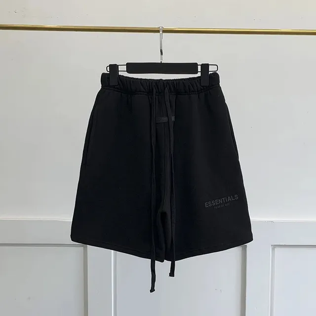 Fear of God Essentials Essentials Shorts Black Logo