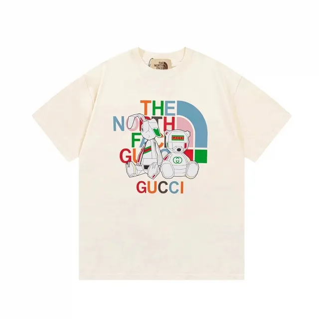Graphic T-Shirt The North Face x Gucci Bear Print