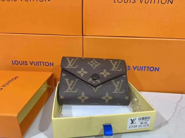 Louis Vuitton Compact Wallet Monogram Canvas