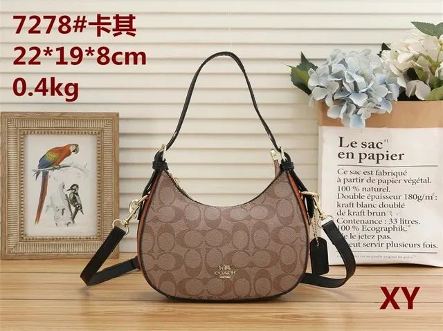 Coach Hobo Bag Signature Canvas
