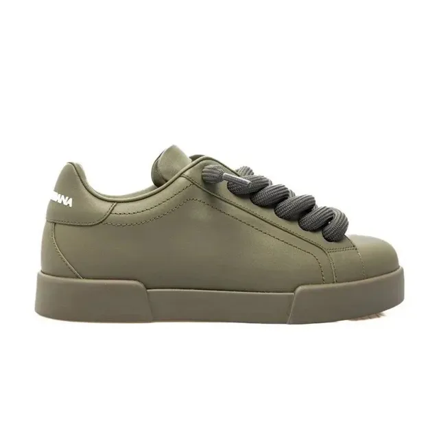 Dolce & Gabbana Sneaker Olive Green with Rope Laces