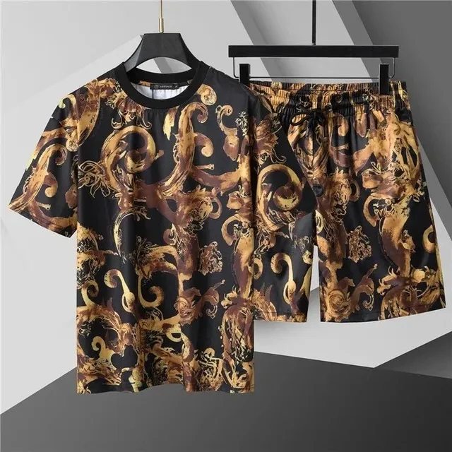Versace Barocco Print Set Barocco Medusa Print