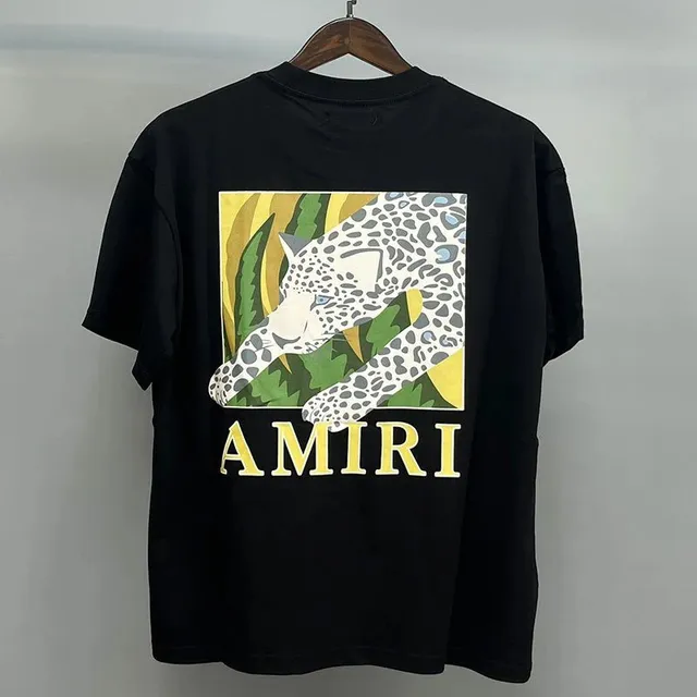 Amiri Graphic Tee Leopard Print
