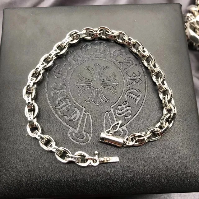 Chrome Hearts Chain Bracelet Cross Logo