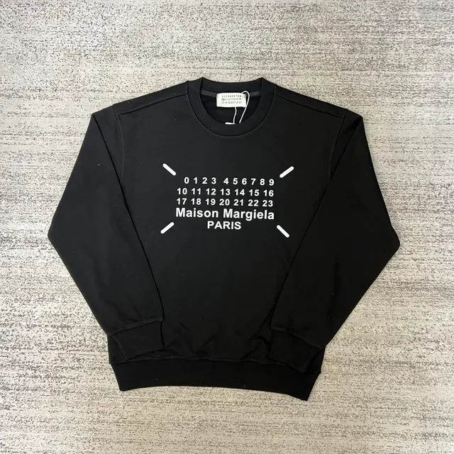 Maison Margiela Crewneck Sweatshirt Numbers Logo
