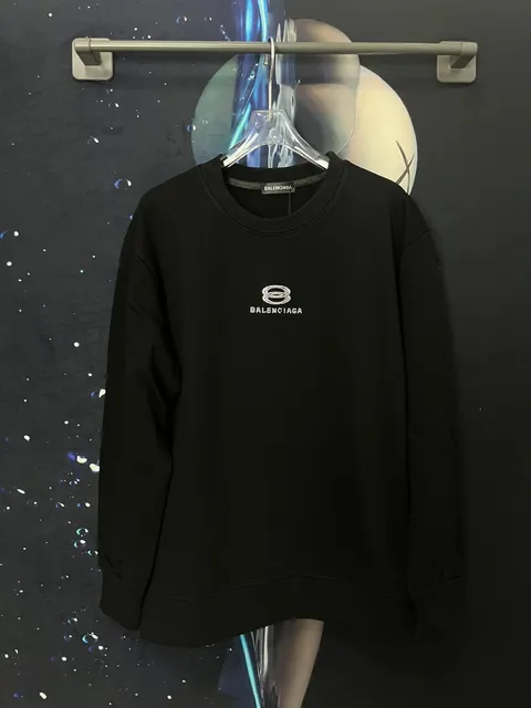 Balenciaga Crewneck Sweatshirt Crystal Logo