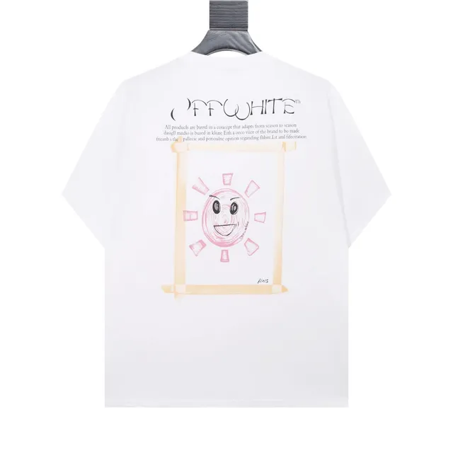 Off-White Graphic Tee Sun Print