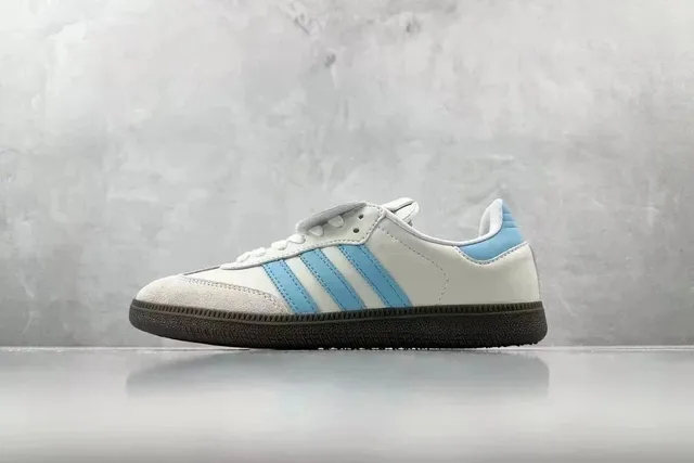 Adidas Samba White Light Blue