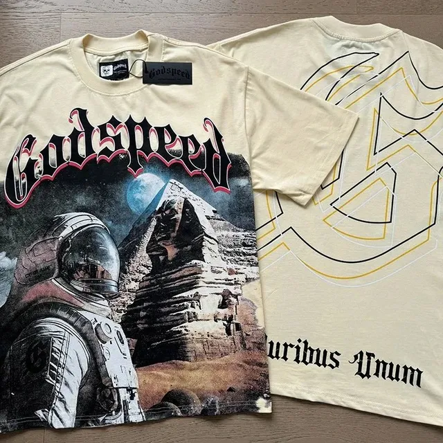 Godspeed Astronaut Pyramid Tee Curibus Unum Graphic