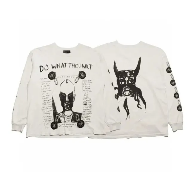 Enfants Riches Déprimés Long Sleeve Tee Do What Thou Wilt Graphic
